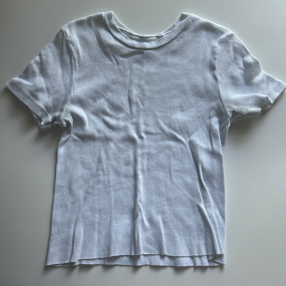 brandy melville plain white top